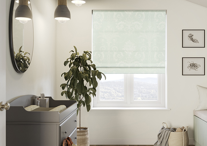 Laura Ashley Josette, Duck Egg - Twist&Fit Roman Blind - Image 3